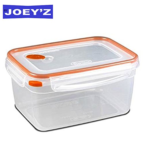 STERILITE 3231106 12.0 Cup Rectangle Ultra-Seal Food Storage container, 6.63", Orange