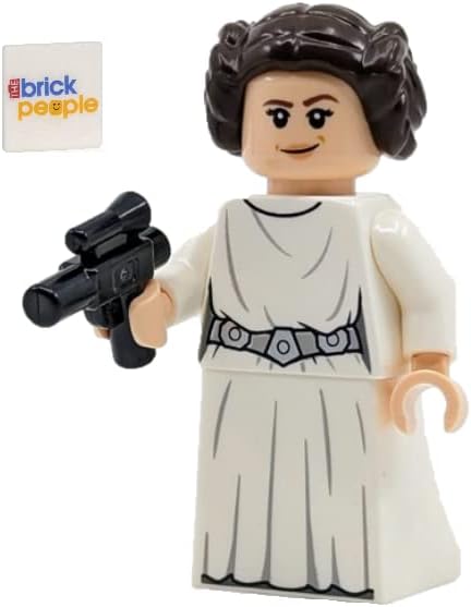 Star Wars: Princess Leia Minifigure with Blaster Pistol and Bonus Cape