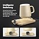 Ikago Intelligentes beheiztes Kaffeewärmer Set, 1 °C präzise Temperaturregelung, elektrischer Kaffeewärmer mit automatischer Abschaltung, Geschenke für Frauen, Männer, Väter, Mütter, Intelligence