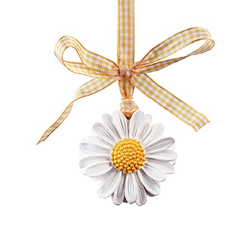 MINI-FACTORY Car Interior Decoration, Cute Daisy Flower Car Charm Rearview ...