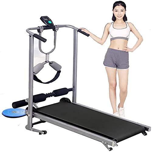 Caminadora mecánica plegable multifuncional para fitness