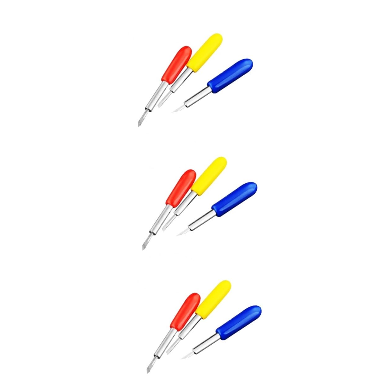 3 Juegos Cuchilla De Corte Plotter De Corte Cuchillo De Grabado Rojo 15 Uds * 3