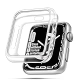 top4cus Environmental Soft Flexible TPU Anti-Scratch Lightweight Protective 38mm Iwatch Case Compatible Apple Watch Series 4 Series 3 Series 2 Series 1 - Clear