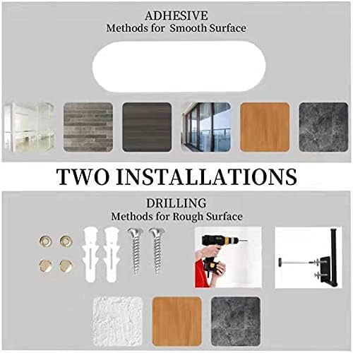 Miniatura 5 de Soporte para toallas de papel debajo del gabinete, soporte para toallas de papel de cocina, soporte autoadhesivo, rollos gigantes, soportes para