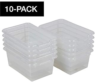 ECR4Kids Scoop-Front Storage Bins, Easy-to-Grip Design Storage Cubbies, Kid Friendly and Built to