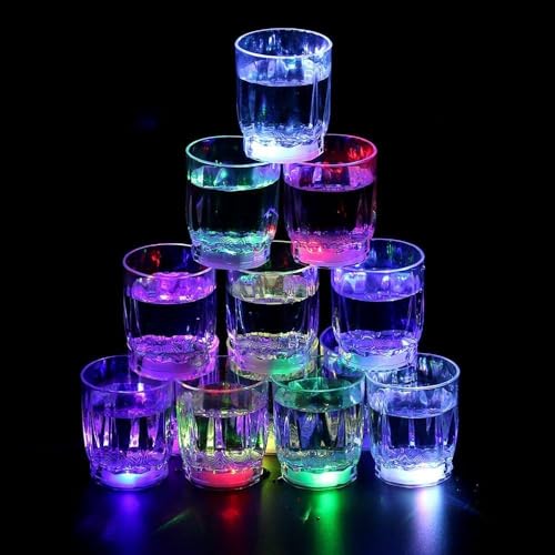 Flashing Panda Set of 12 2 oz Light-Up Flashing Shot