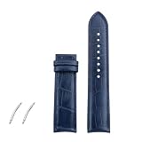 yneblaed Compatible with Jaeger-LeCoultre Genuine Leather Strap for Master Ultra Thin, Reverso, Rendez-Vous, Curved End - 20/21/22mm