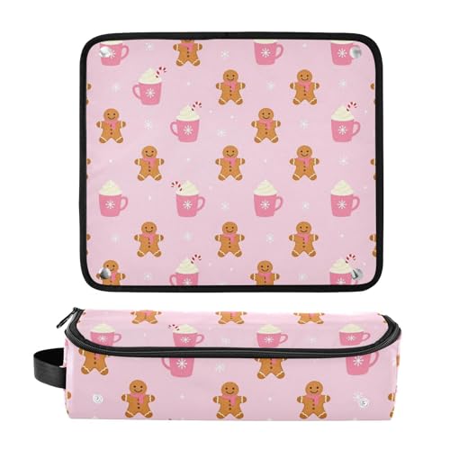 Bolsa de viaje para herramientas de cabello con mat resistente al calor para planchas, rizadores y accesorios miniatura 3