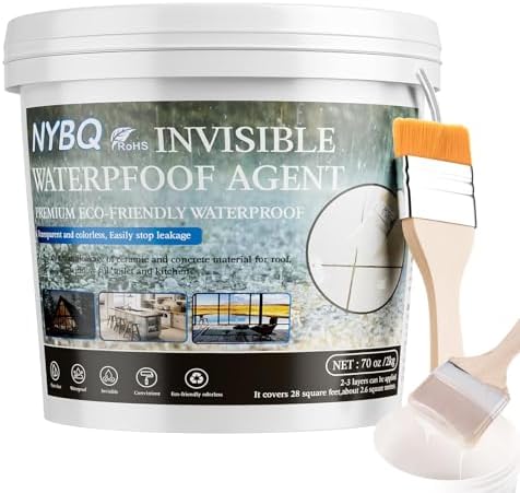 Invisible Waterproof Anti-Leaking Sealant Agent, 70oz Transparent Coating Agent, Super Strong Transparent Waterproof Coating