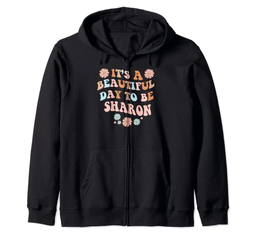 SHARON Nombre Personalizado Hermoso Día SHARON Cumpleaños Sudadera con Capucha