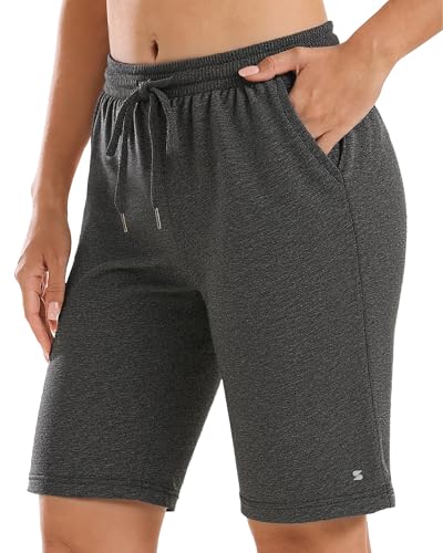 Stelle Women's 7'/10' Cotton Bermuda Shorts Knee...