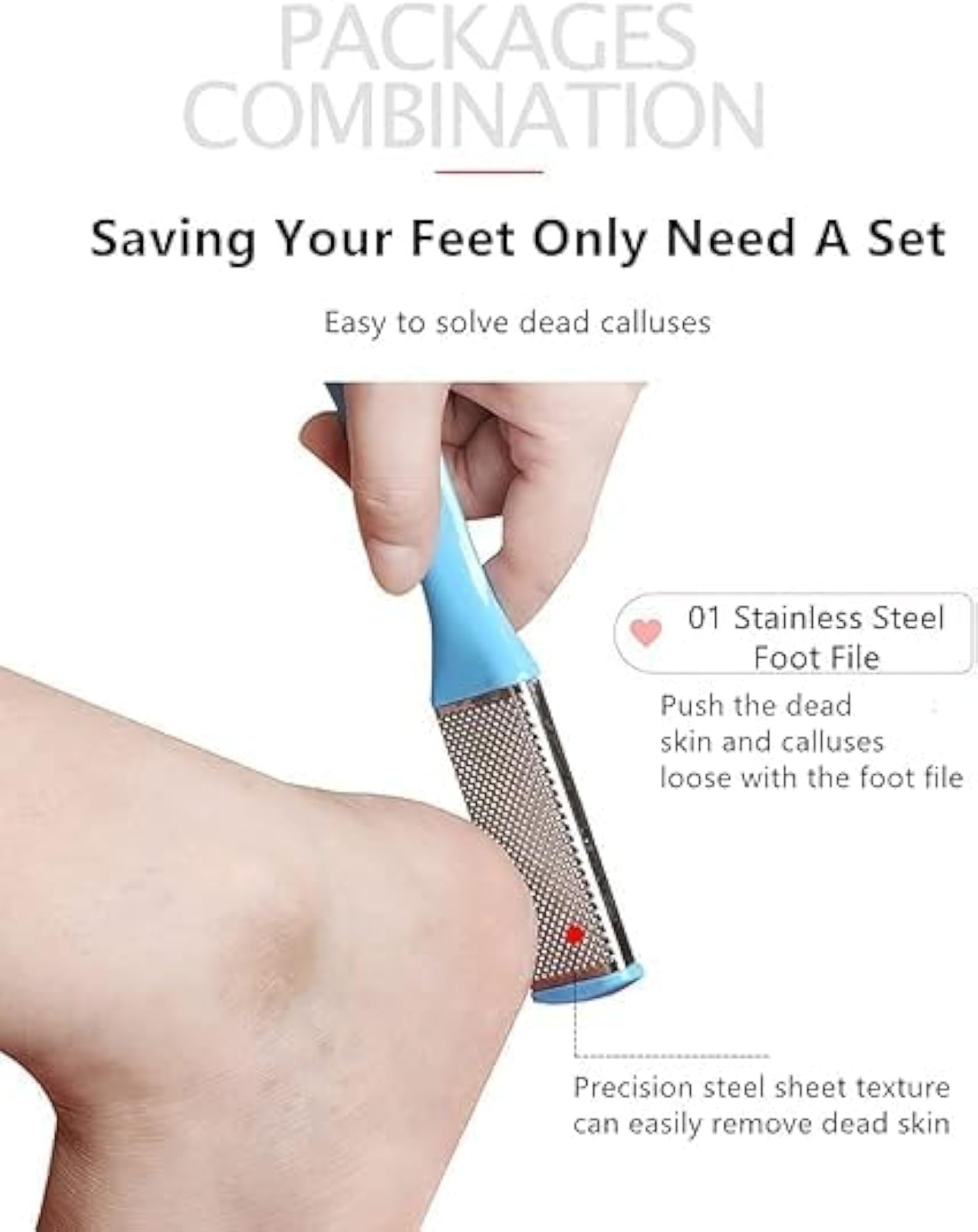 8 in 1 Pedicure Kit for Comprehensive Foot Care