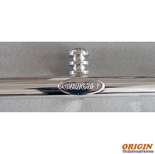 Origin Owt-I Advancer Wakeboard Tower, Wakeboard Tower For Boats 17' - 22' In Length, Polished Aluminum, Easy Installation. #TOP4