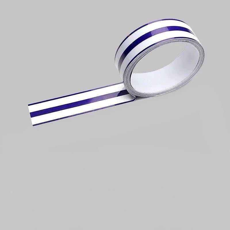 2.5 CM Tile Gap Decorative Tape 5 Meters Length Self Adhesive Sealing Caulk Strip for Living Room, Kitchen, Bathroom - Blue