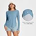 baleaf Women Sun Shirts UPF 50+ SPF UV Protection Rash Guard Long Sleeve Running Workout Athletic Tops Lightweight Soft Quick Dry Hiking Clothing Outdoor Heather Blue S
