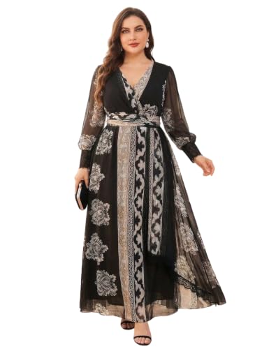 Image of TOLEEN Women's Plus Size Sequin Dress Luxurious Style Formal Cocktail Evening Party Maxi Dresses