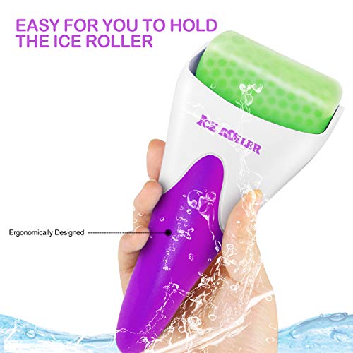 Ice Roller for Face & Eye,Puffiness,Migraine,Pain Relief and Minor Injury,Skin Care Products (Purple) - Thumbnail 3