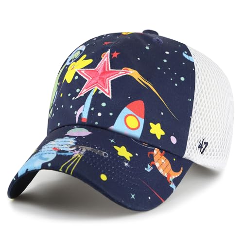 47 Youth Navy Dallas Cowboys Space Dino Adjustable Hat