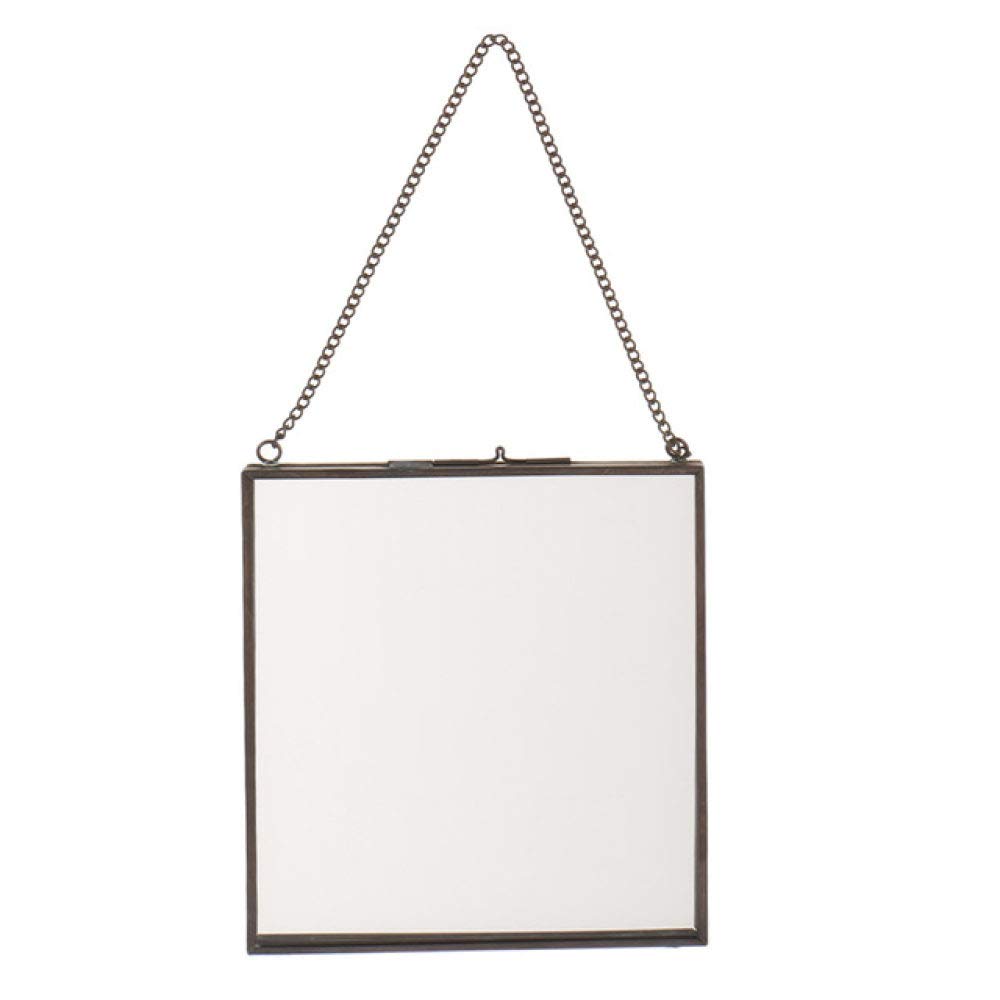 Cadre photo suspendu en verre de haute qualité avec finition élégante 14x16cm