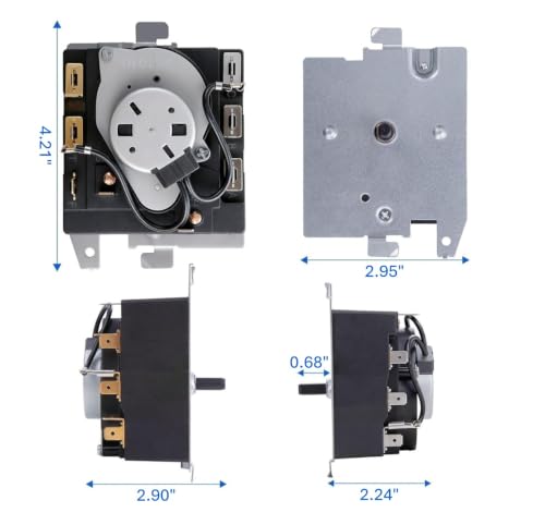Image of Parts Master Replacement for GE /Hotpoint Dryer Timer - WE04X24550, PS11763064, AP6031056 - Hotpoint /GE Appliance Dryer Timer - 1-Year Limited Warranty