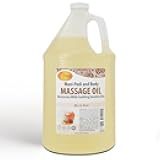 SPA REDI - Massage Oil, Milk and Honey, 128 Oz - Professional Pedicure, Manicure, Full Body Massage Therapy - Made With Almond, Cotton Seed, Sunflower, Avocado, Essential Oils, Vitamin E