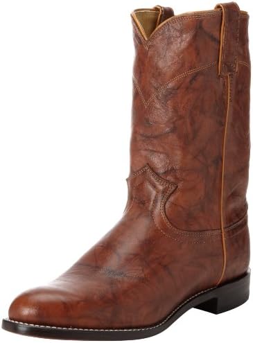 Justin Boots Men's Ropers, Chestnut Marbled Deerlite, 8 D US