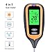 Produktbild BACOME Boden Feuchtigkeit Meter 4-In-1 Soil Moisture/Licht/PH Meter/Temperatur-Tester Gartengeräte Perfekt Für Indoor, Outdoor, Garten, Bauernhof, Rasen