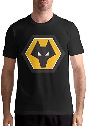 CharlieRGill Wolverhampton Wanderers Men's Fashion Tee Shirt Athletic XL Black