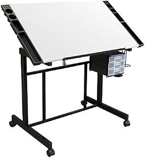 Studio Designs Deluxe Craft Station, Top Adjustable Drafting Table Craft Table Drawing Desk