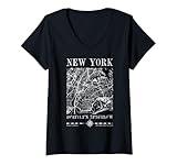Funny New York City, NYC, NY, recuerdo, mapa, mapas, cartografía, regalos de cartógrafo e ideas de regalos de ciudades para neoyorquinos, cartógrafos, hombres, mujeres y niños.