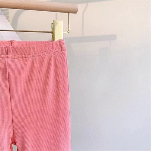 BILIKEYU Girls Summer Outfits Short Sleeve V Neck T Shirts and Plaid Elastic Waist Flared Pants 2pcs Sets 1 to3