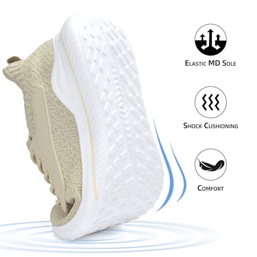 Mens Wide Sneakers Walking Shoes - Wide Slip on Tennis Shoes,Lightweight Breathable Comfortable Running Shoes for Athletic Workout Gym Jogging and Casual Wear Wide Width4