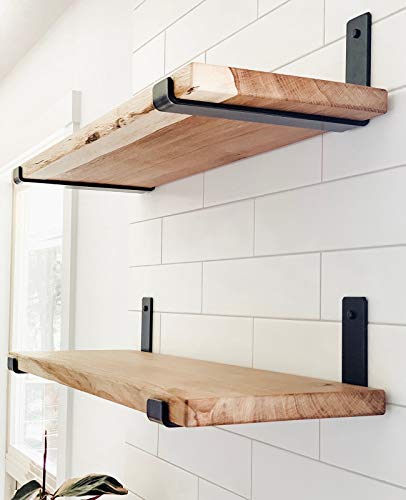 Leopo 12 Inch Shelf Bracket For Diy Floating Shelf, 1/5 Inch Thick Heavy Duty Bracket thumb #5