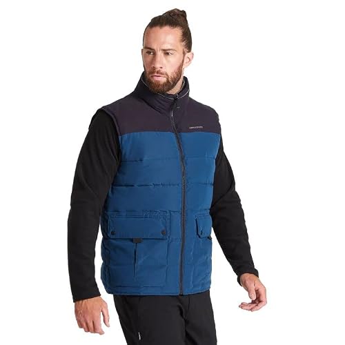 Image of Craghoppers Trillick Downlike Gilet: Dark Navy/Loch Blue: XL