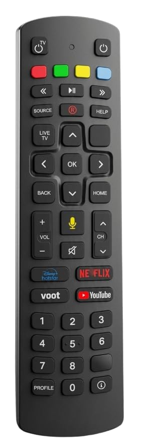Compatible Replacement Joi Fiber Setup Box Remote Control with Smart Shortcut Key - Voice Function-image-34