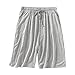 WAEKQIANG Shorts D'éTé pour Hommes en Modal Shorts D'éTé Minces à Cinq Points pour La Maison Pantalons De Plage DéContractéS De Grande Taille
