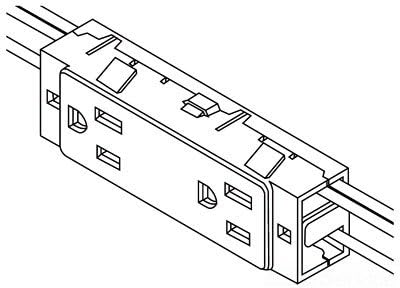 Wiremold NM2027-15 Replacement Receptacle 15A NM2000, Multi