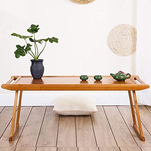 Table de thé Kung Fu en bambou petite étude basse pour cahier de note