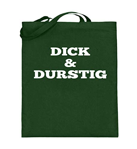 Sac en toile de jute vert à longues anses 38x42 cm pour vos courses