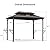 PURPLE LEAF 6.5' X 10' Hardtop Grill Gazebo for Patio Permanent Metal Roof with 2 Side Shelves Deck Yard Tent Aluminum Garden Outside Sun Shade Outdoor BBQ Canopy