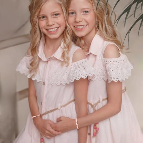 Image of Sereney Birthday Gifts for Girls, Beaded Bracelets as 1 /2 1 2 3 4 5 6 7 8 9 10 11 12 13 14 15 16 Year Old Birthday Gift, Adjustable Cross /Pearl Bracelet as Happy Birthday Gifts for Daughter