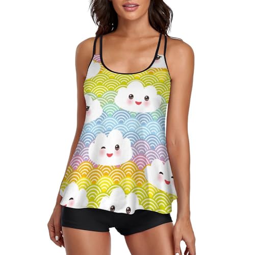 Robe de plage et tankini femme pour vacances d'été maillot de bain short