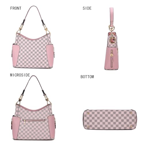 Image of Orange Hobo Shoulder Bag & Wallet Set by MKF Collection