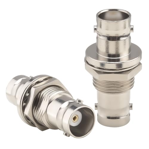 Adaptador BNC Hembra a Hembra 50 ohm Pack de 2 miniatura 1
