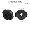 6 PCS Quick Release Cymbal Nuts, Cymbal Nuts, 8MM Cymbal Mate Nut Plastic Cymbal Lock Nut, Plastic Drum Cymbal Professional Cymbal Quick Release Cap for Percussion Drum Kit Jazz Drum Parts Accessories #1