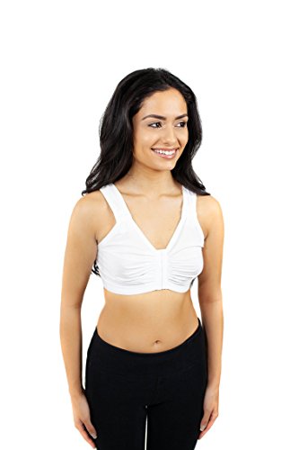 Contourmd Style 620A - Semi-Shape Bra With Adjustable Strap By Contour | Compression Garments 42 White #TOP22