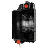 Total Power Parts New 1406-6302 Radiator Compatible with/Replacement For John Deere 1020, 1030OU,...