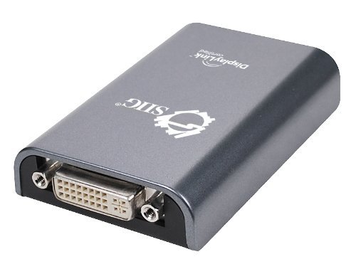 SIIG USB 2.0 to DVI/VGA Pro Multi-Monitor Converter for Windows and Mac up to 1080p
