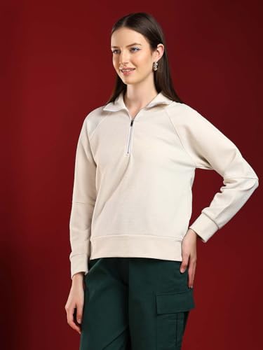 Image of KOTTY Women's Stylish Pullover Sweatshirt Ideal for Winter and Layered Looks