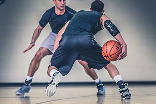 Donjoy Performance Defender Compression Support Elbow Pads (Pair) – Padded Support For Collision Contact Sports, Football, Rugby, Lacrosse, Martial Arts, Obstacle Courses, Small #TOP4